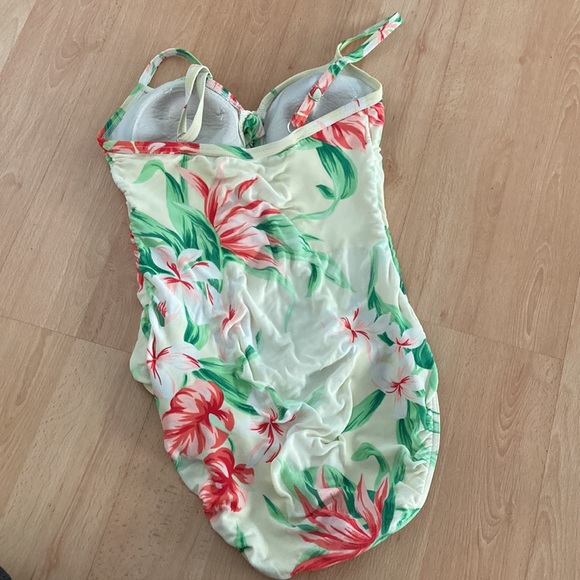 80s Christina floral small bathing suit - Picture 12 of 12